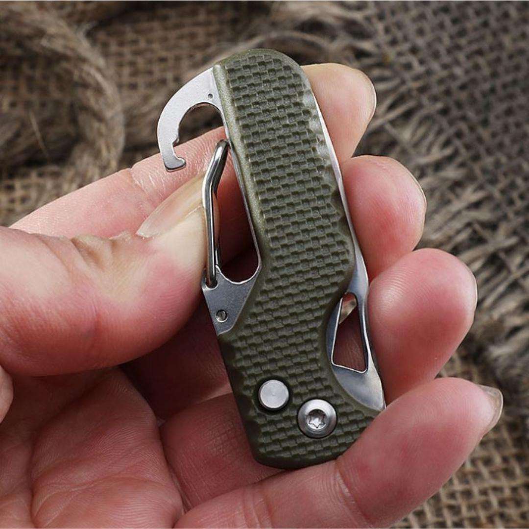 Lifespace Utility Keychain Knife / Seatbelt Cutter with Carabiner