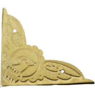 Brass Plated Decorative Box Corner