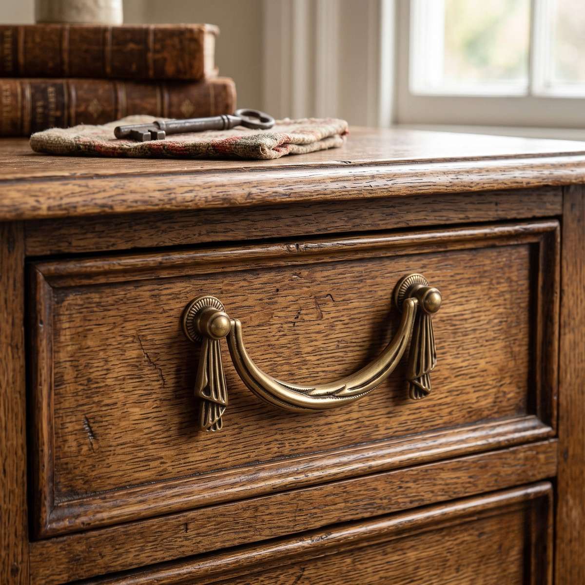 Antique Drop Handle 96mm