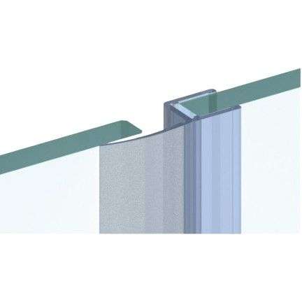 180° LONG SOFT LIP SHOWER SEAL 22mm - 2.5m LENGTH