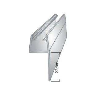 180° LONG SOFT LIP SHOWER SEAL 22mm - 2.5m LENGTH