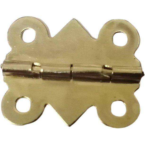 Decorative Jewelry Box Hinge - Antique Brass