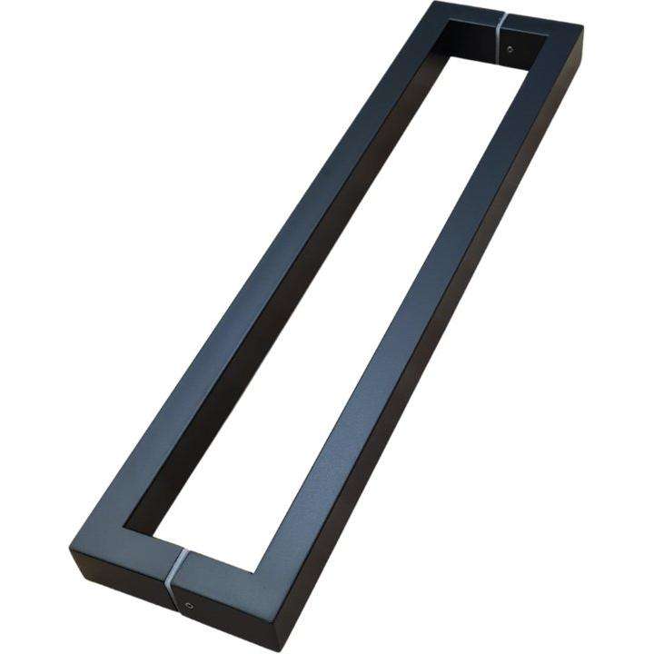 Square Straight Pull Handle in Matt Black