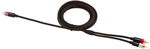 AmazonBasics 1-Male to 2-Male RCA Audio Cable - 2.44 meters