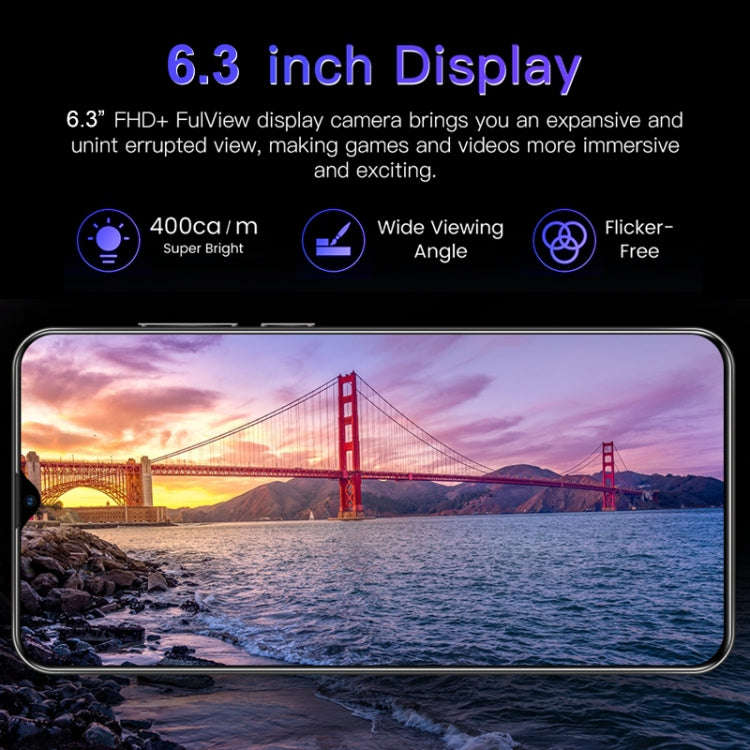 Unbranded S21+ Ultra F46, 1GB+8GB, 6.3 inch Drop Notch Screen, Face Identification, Android 6.0 7...