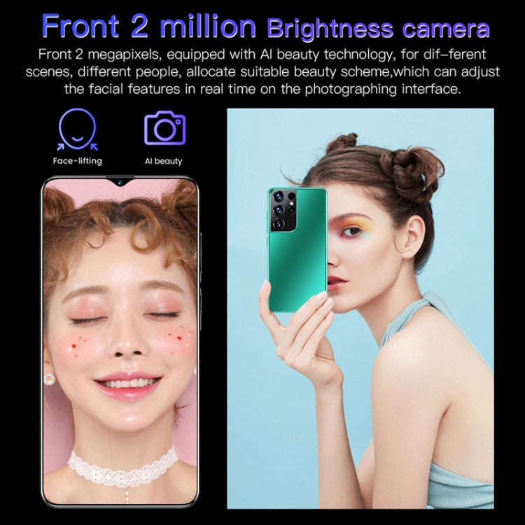 Unbranded S21+ Ultra F46, 1GB+8GB, 6.3 inch Drop Notch Screen, Face Identification, Android 6.0 7...