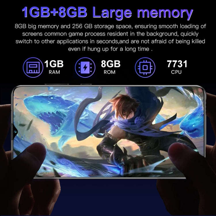 Unbranded S21+ Ultra F46, 1GB+8GB, 6.3 inch Drop Notch Screen, Face Identification, Android 6.0 7...