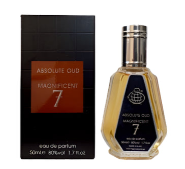 Fragrance World  Absolute Oud Magnificent 7 50ml Eau De Parfum