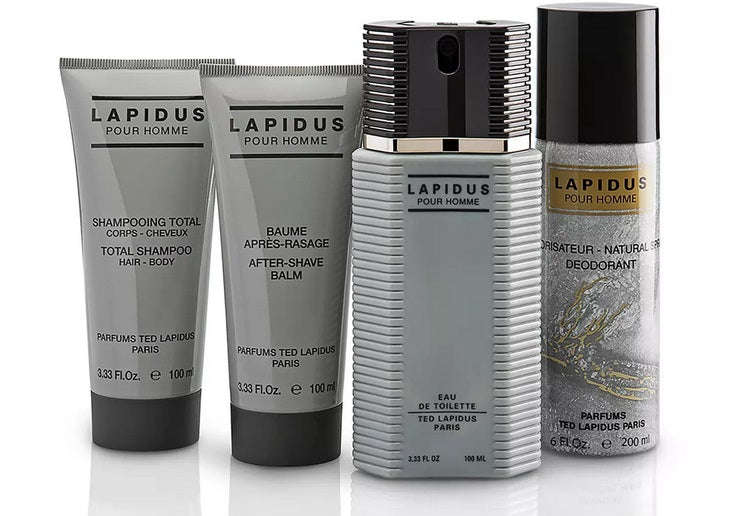 Lapidus Pour Homme 100ml Eau De Toilette Gift Set