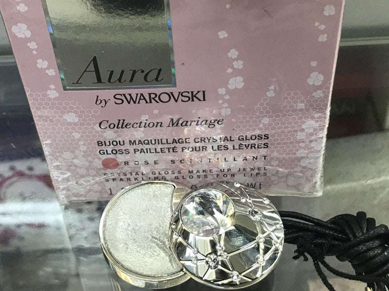 Swarovski Aura Crystal Lip Gloss Jewel Rose