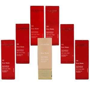 CLARINS EVER MATTE FOUNDATION SPF15 OIL FREE 30ML