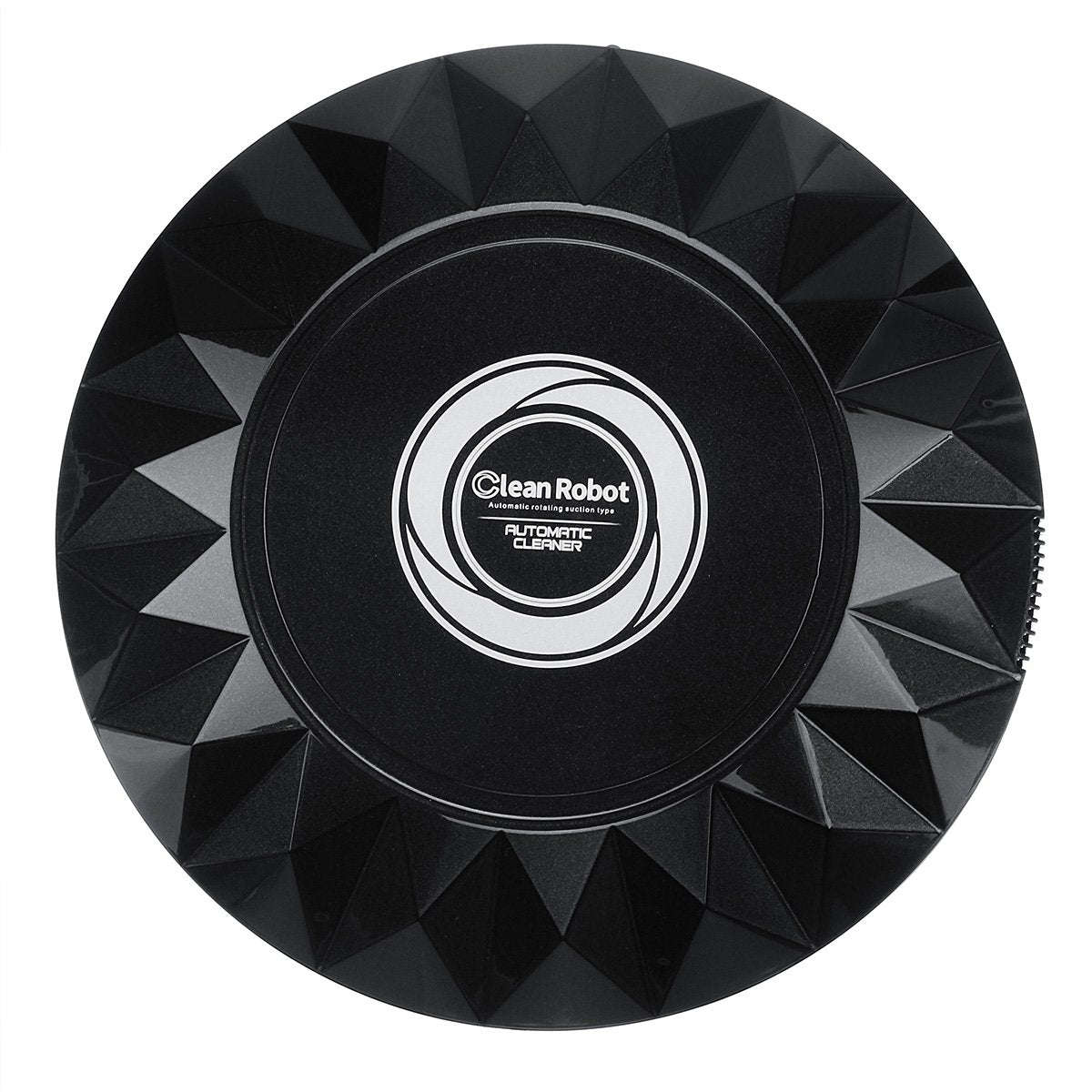 Rechargeable Smart Robot Vacuum Cleaner - Black