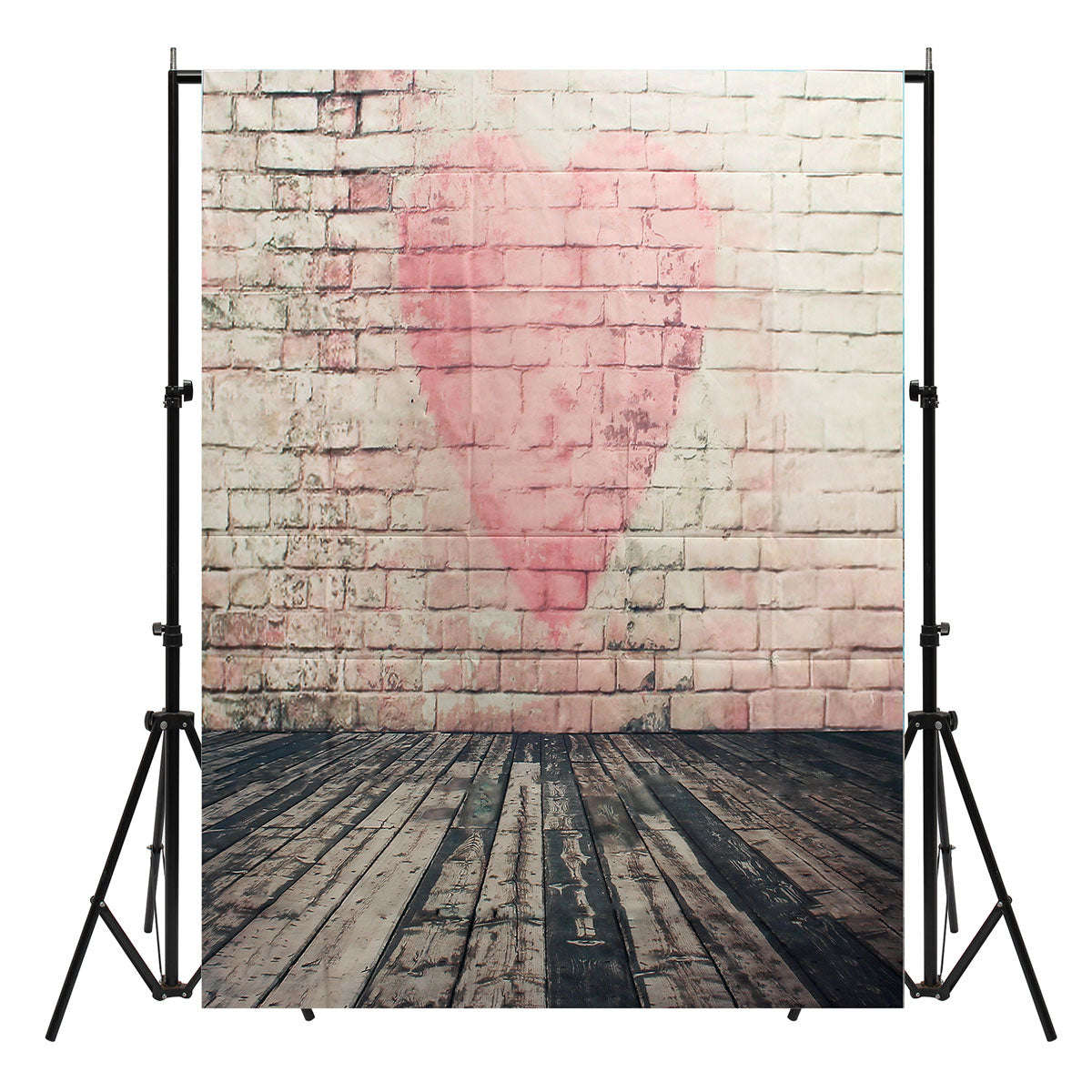 Heart Brick Wall Photography Backdrops