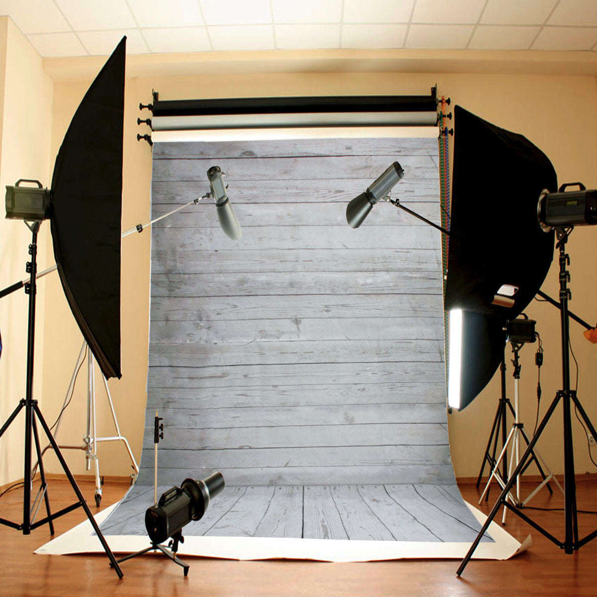 Wall Floor Wooden Photography Backdrop