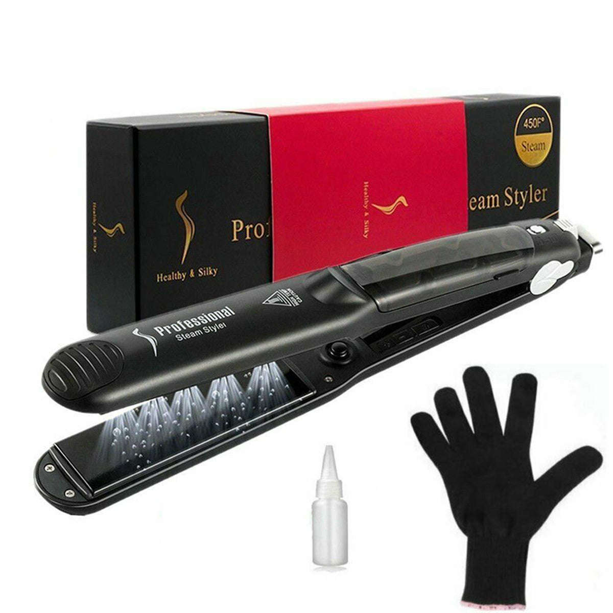 Professional Ceramic Steam Flat Hair Straightener