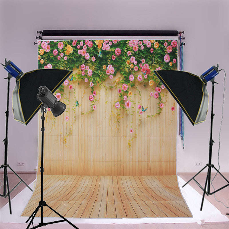 Flower Wall Photography Backdrop