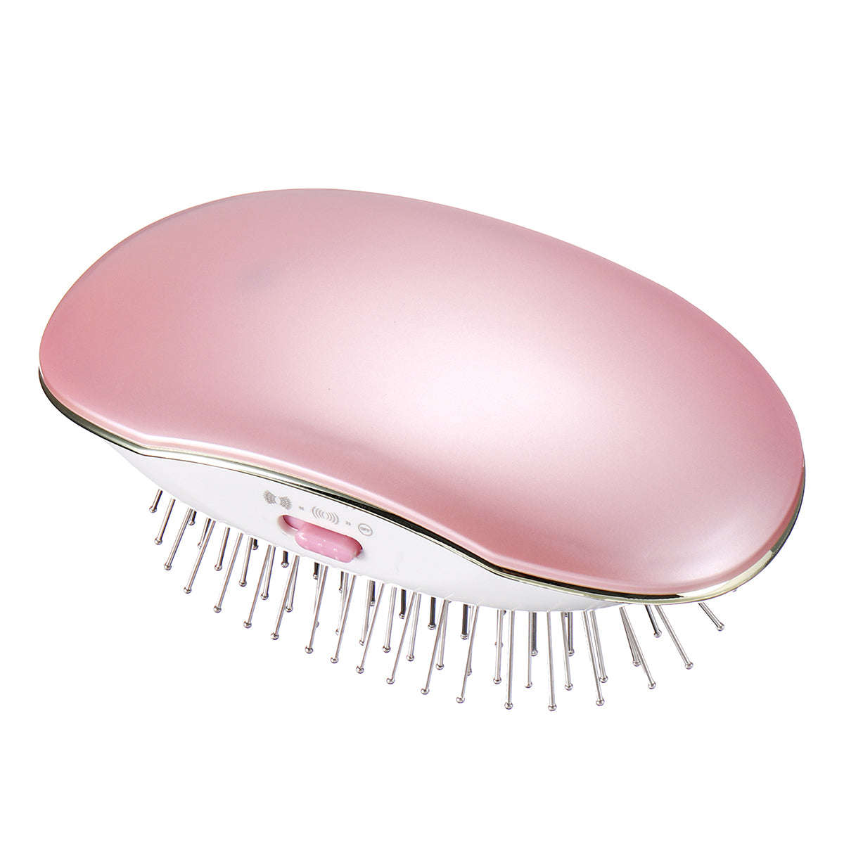 Electric Ionic Mini Hair Brush Massager - Pink