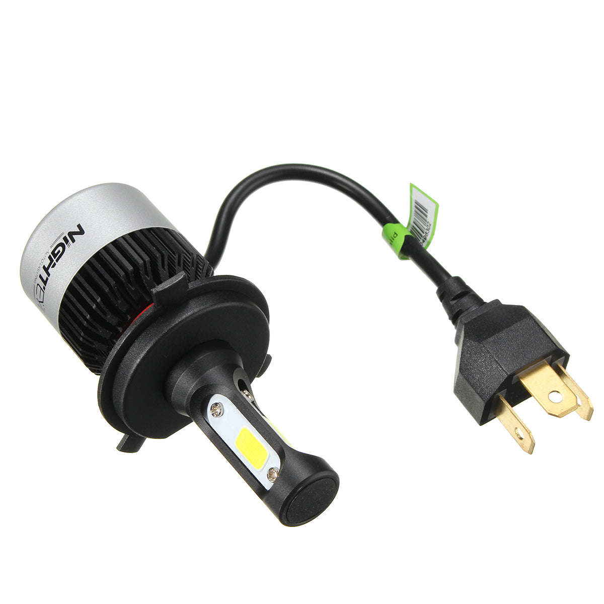 NightEye S2 COB LED Car Headlights 9005 9006 H4 H7 H11 Bulbs Lamps 72W 9000LM 6500K 2Pcs