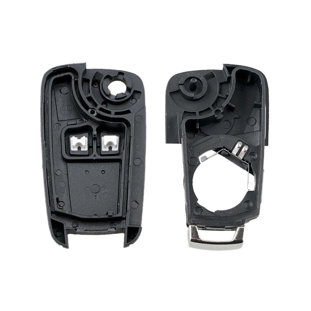 For Opel Car Keys Replacement 2 Buttons Car Key Case with Foldable Key Blade