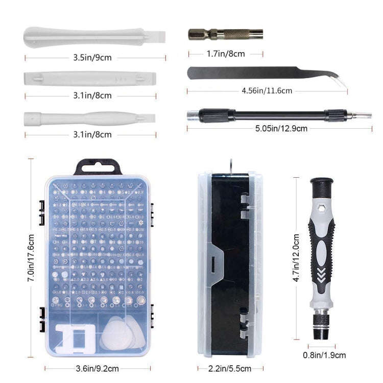 115 in 1 Precision Screw Driver Mobile Phone Computer Disassembly Maintenance Tool Set