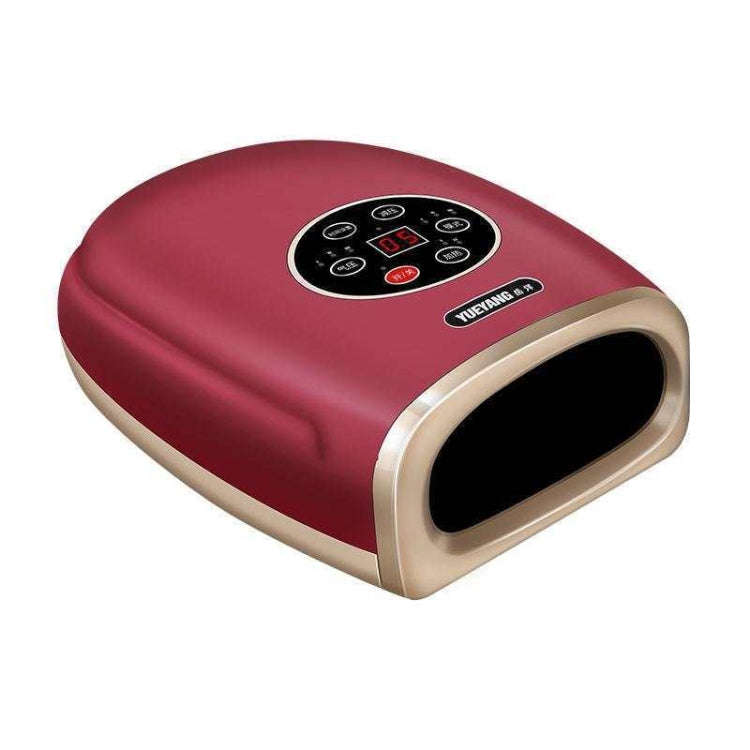 Hand Finger Joint Massager Wrist Palm Physiotherapy Mouse Hand Meridian Acupoint Massager, RED ROSE