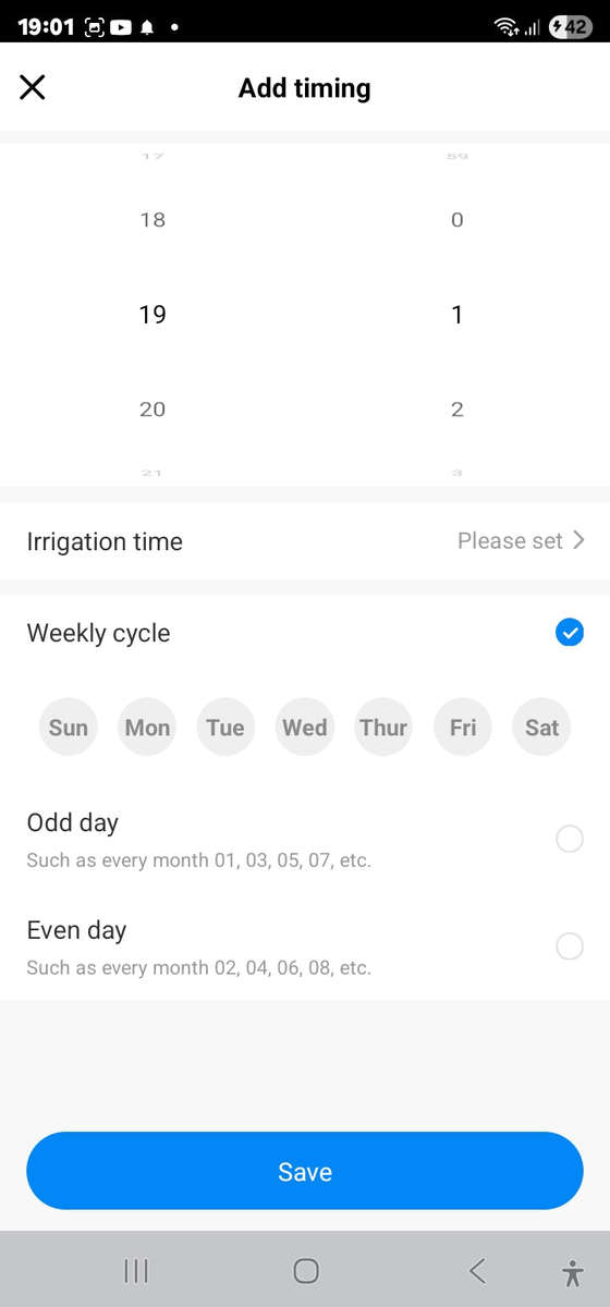 Smart Life Tuya Zigbee Irrigation Valve Sprinkler Timer Controller Switch | Battery Operated (Copy)