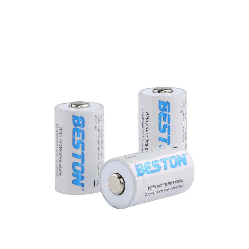 BESTON CR2 Rechargeable LiFePO4 Battery | 15270 | 3V | 300mAh | 2 Pack