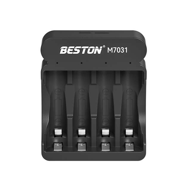 BESTON M7031 Rechargeable Lithium-ion Battery Charger for BESTON AA AAA 1.5V Batteries | 4 Slot