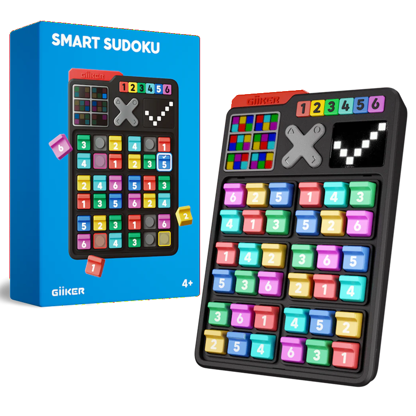 GiiKER Smart Sudoku  Interactive Sudoku Console with 2500 Challenges | STEM Logic Game for Kid...