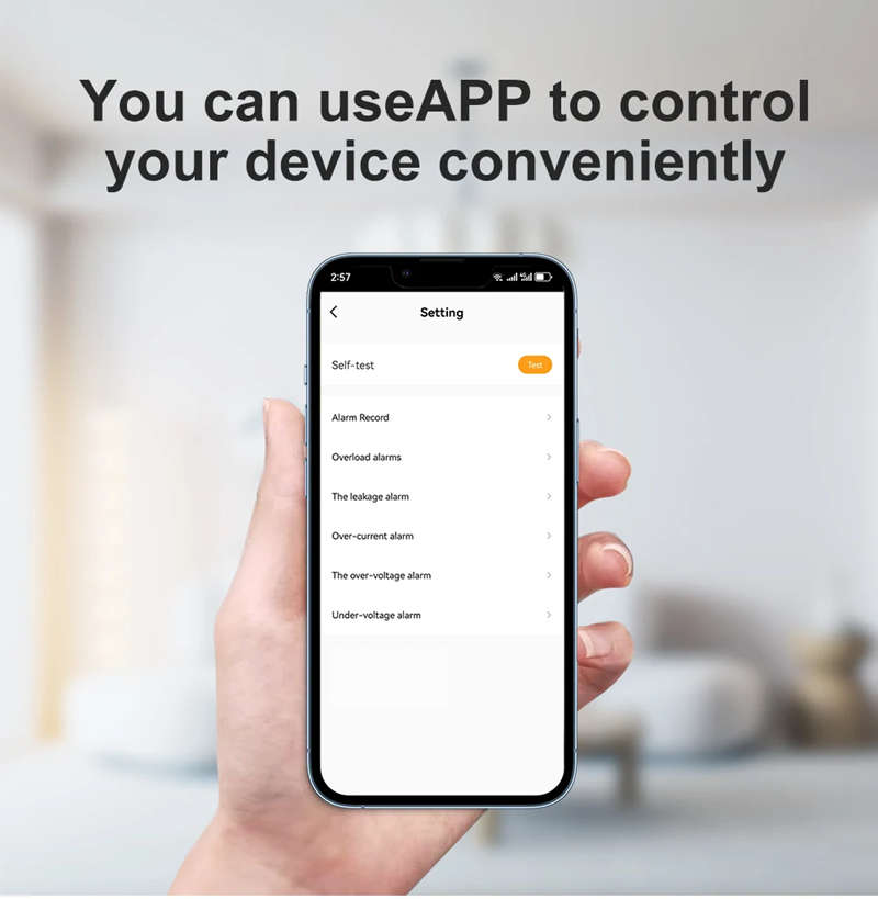 Smart Life Tuya WIFI 1P w/ Neutral & Leakage | 240V 63A 13800W 13.8KW w/ Power Monitor