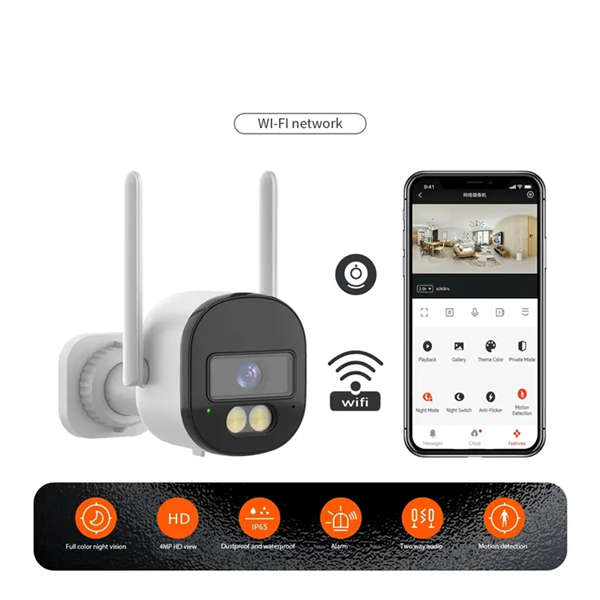 Smart Life Tuya WIFI 3MP HD Bullet CCTV Camera w/ 2 way audio | IP65 Rainproof | 5V