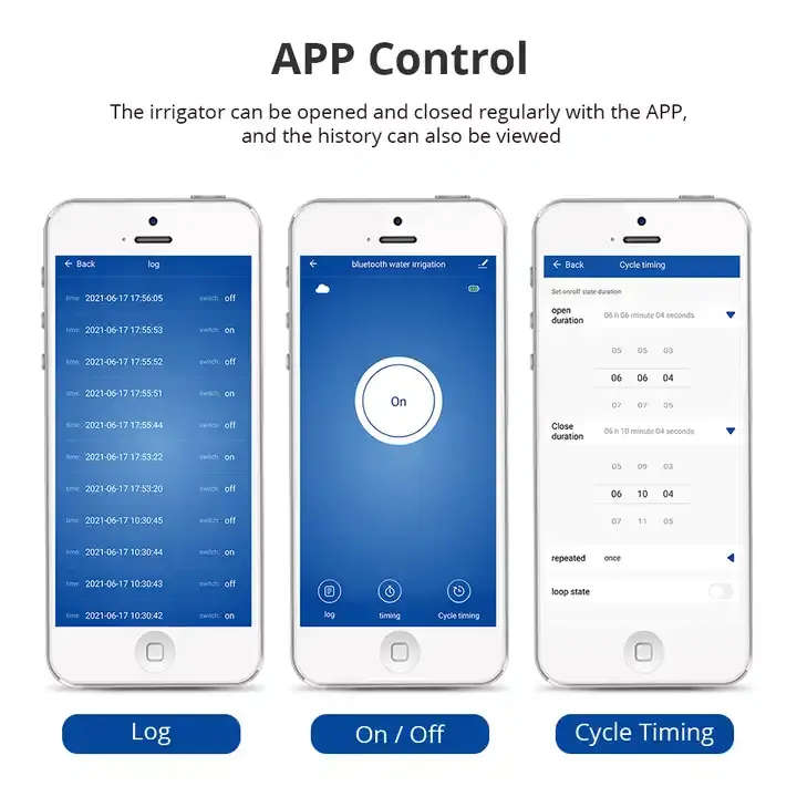 Smart Life Tuya Bluetooth Irrigation Valve Sprinkler Timer Controller Switch | Battery Operated