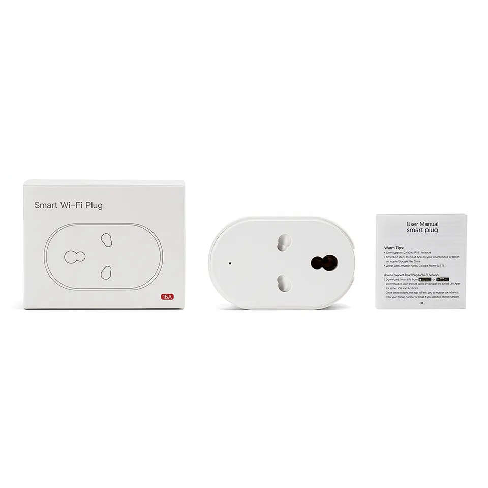 Smart Life Tuya WIFI 1CH 16A 3500W 3 Pin / 2 Pin Plug Switch w/ Power Monitoring