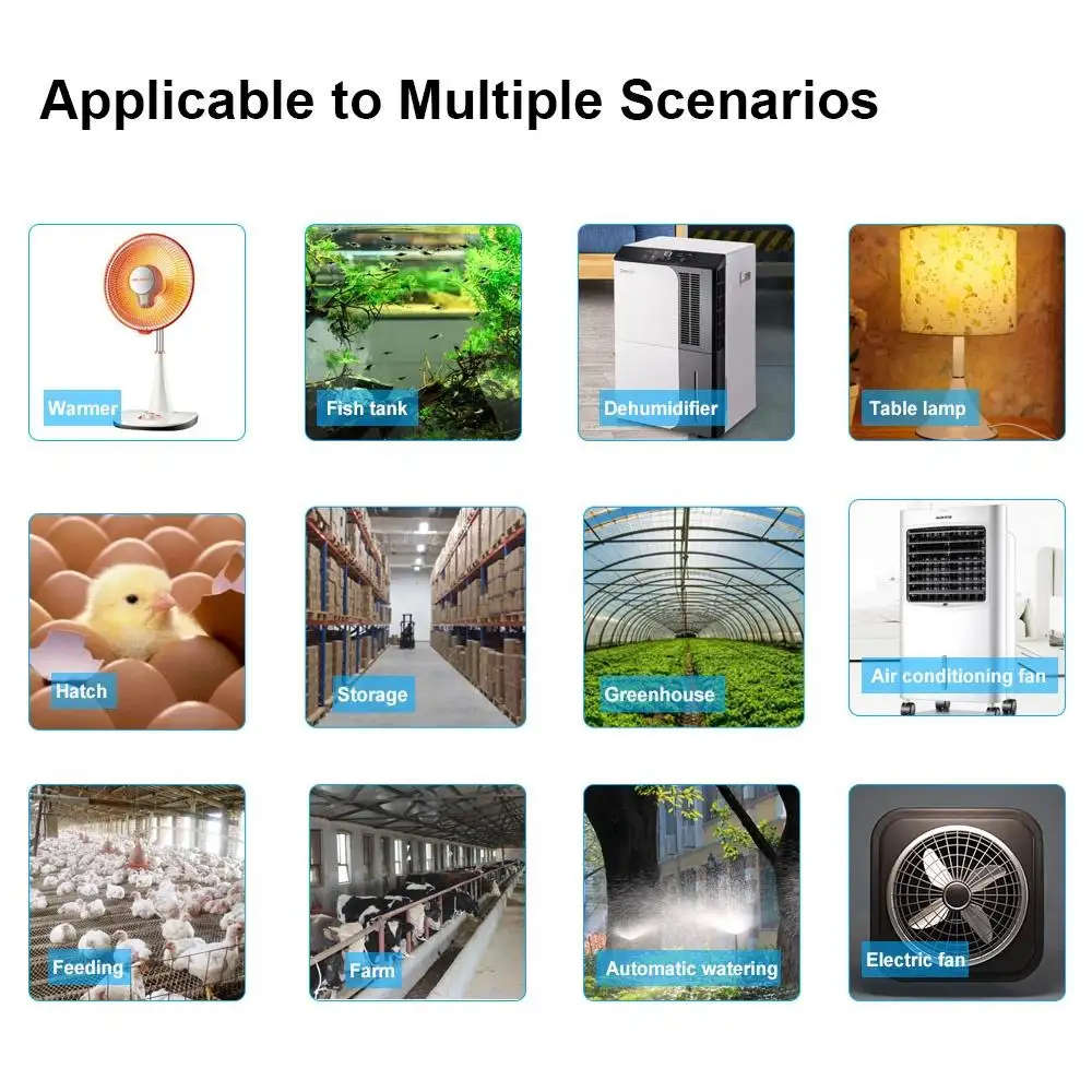Smart Life Tuya Zigbee 1CH 20A 3800W Switch w/ Temperature Probe Sensor w/ Power Monitor & RF433Mhz