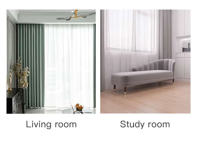 Smart Life Tuya Zigbee Curtain Robot Motor for Roman Pole T-Rail U-Rail w/ Remote (Single Opening)
