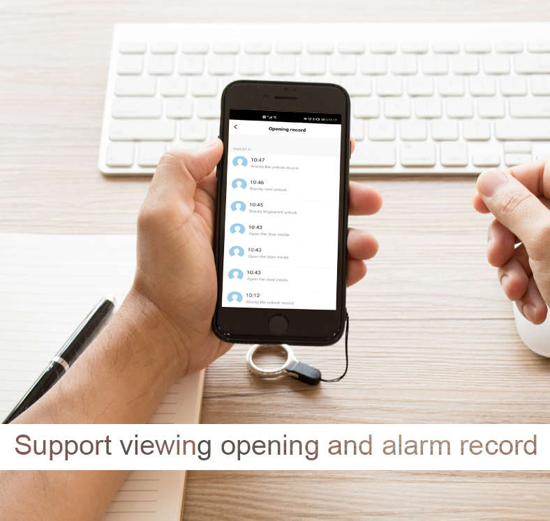 Smart Life Tuya WIFI Waterproof 12V Video Doorbell Access Control Fingerprint Card Door Gate VC4F