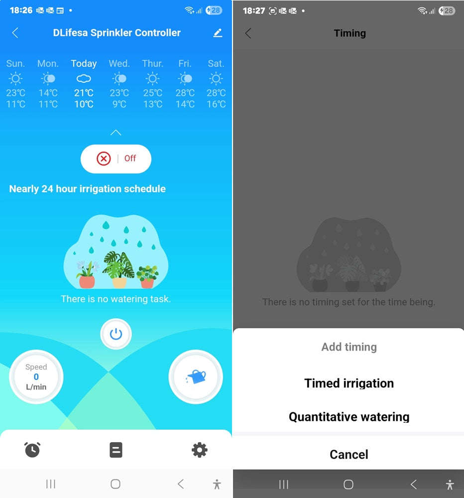 Smart Life Tuya WIFI Irrigation Valve Sprinkler Timer Controller Switch | Battery Operated