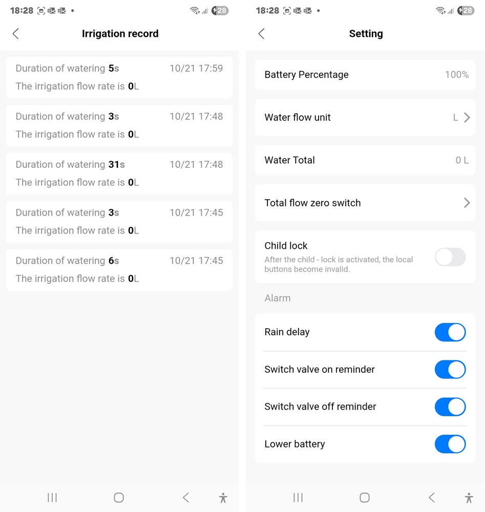 Smart Life Tuya WIFI Irrigation Valve Sprinkler Timer Controller Switch | Battery Operated