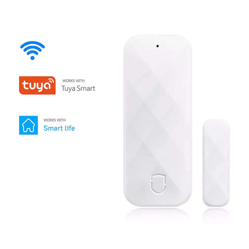 WIFI Control Smart Life Tuya Wireless Door Window with Vibration Sensor