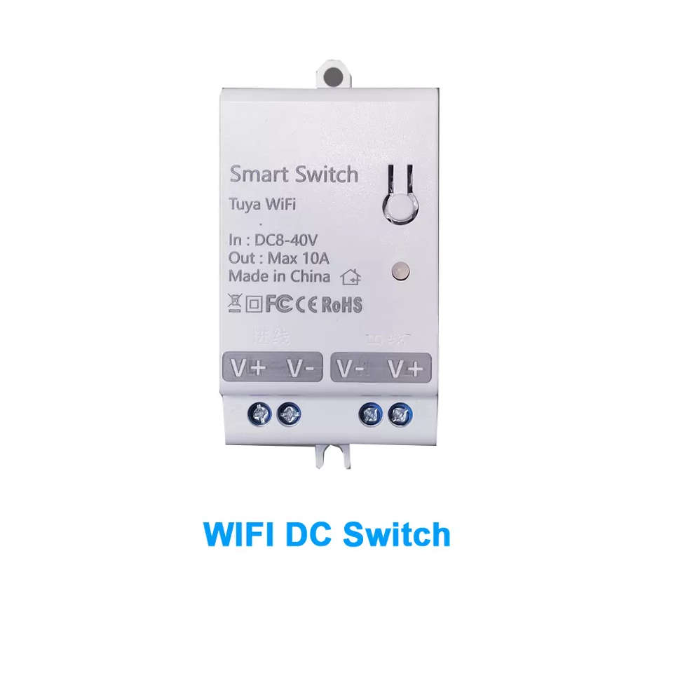 Smart Life Tuya WIFI 1CH DC8-40V 12V 24V 10A Max Active Switch Relay