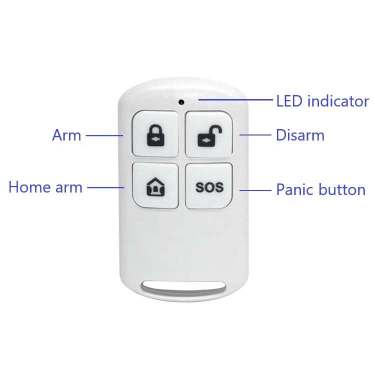 Remote Control for DB11 or WG103T GSM Alarm System