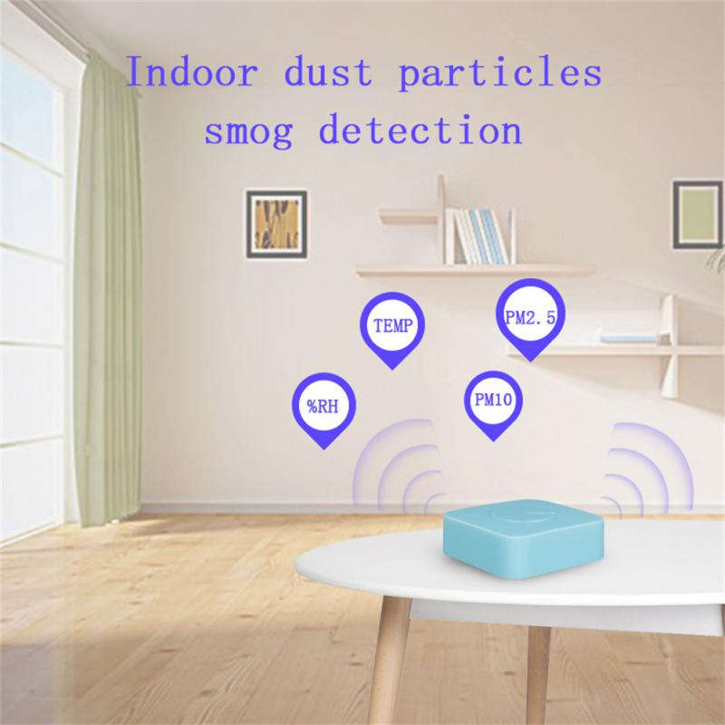 Smart Life Tuya WIFI Air Quality Monitor PM2.5 PM10 Temperature Humidity Sensor Detector