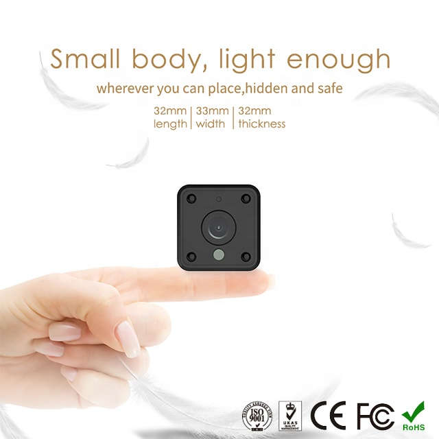 WIFI Control Smart Life Tuya Mini 1080P 2.0MP Camera with Built-in backup battery