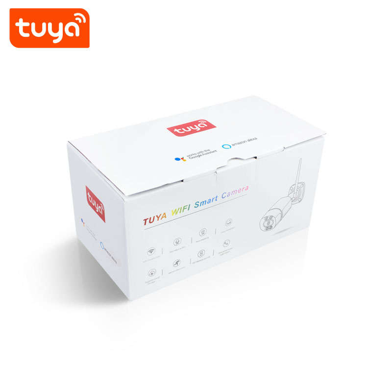 WIFI Control Smart Life Tuya Waterproof 3.0MP WiFi CCTV Camera With Double Lights