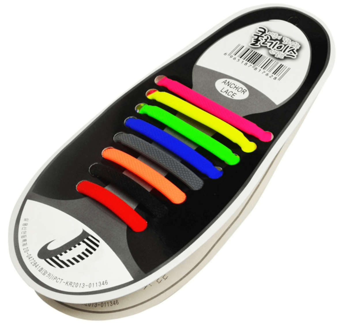 Silicone Shoelaces - Black