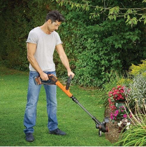 Black & Decker 18V 30Cm 4.0Ah Easy Feed String Trimmer No Battery I STC1840EPC-QW