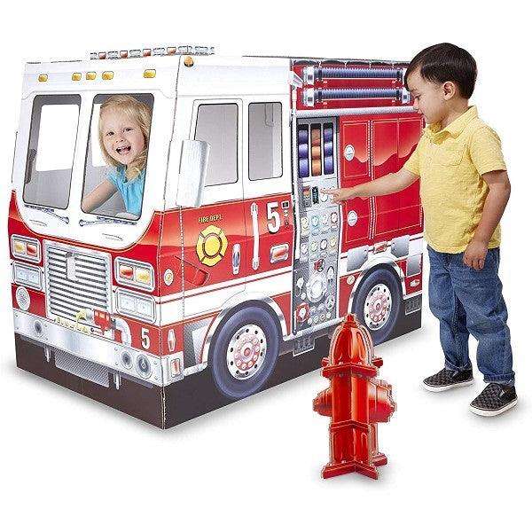 Melissa & Doug Cardboard Structure - Fire Truck