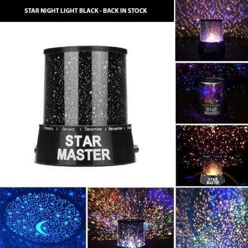 Star Night Light - Black