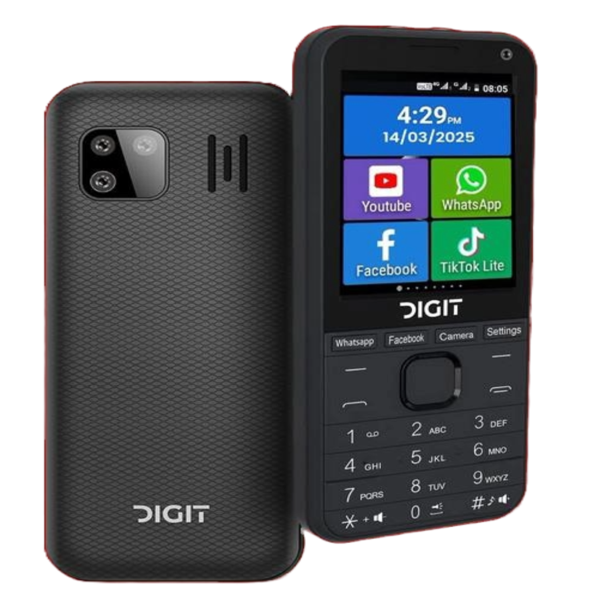 Digit Z1 4G smart phone 2.8" Touch Screen