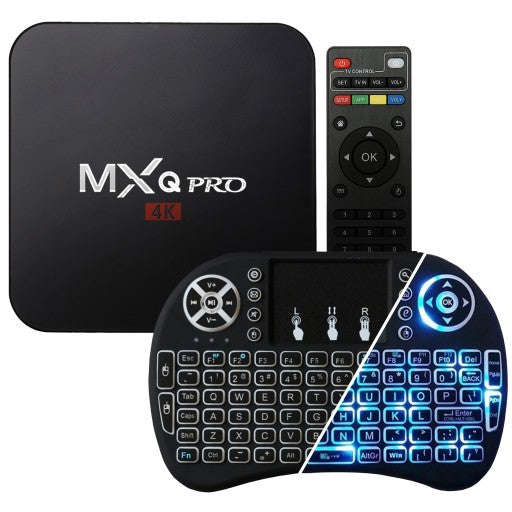 MXQ-PRO 4K TV Box & RII Air Remote Combo